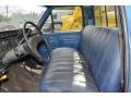Blue 1982 Ford F250 XLT 4x4 Interior Color