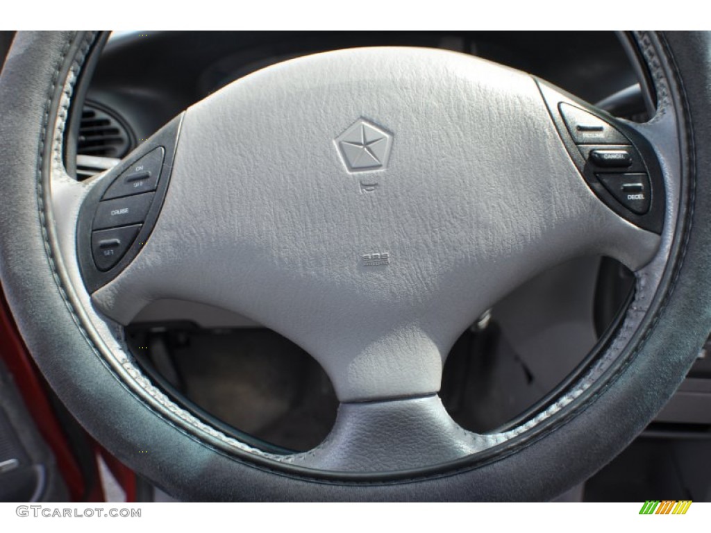 2000 Grand Caravan SE - Inferno Red Pearlcoat / Mist Gray photo #10