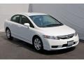 Taffeta White - Civic LX Sedan Photo No. 6