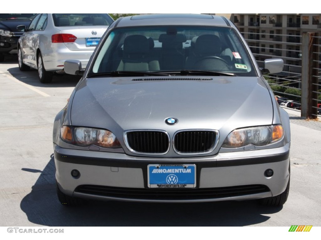 2005 3 Series 325i Sedan - Silver Grey Metallic / Grey photo #2