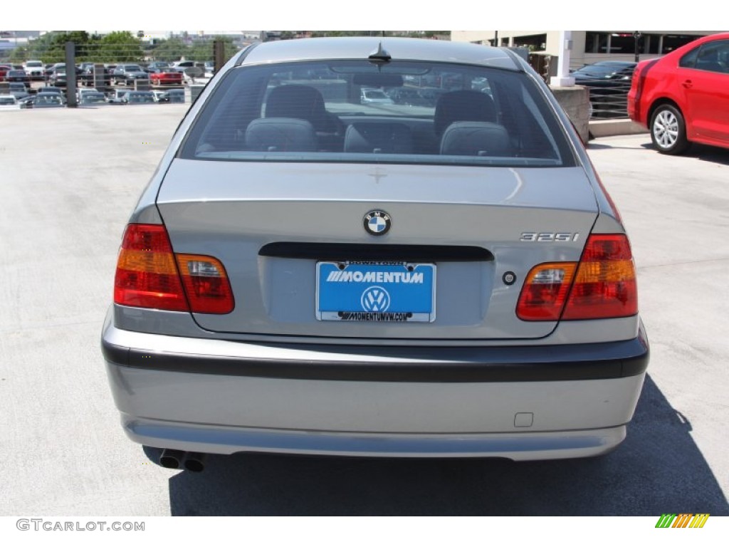 2005 3 Series 325i Sedan - Silver Grey Metallic / Grey photo #6