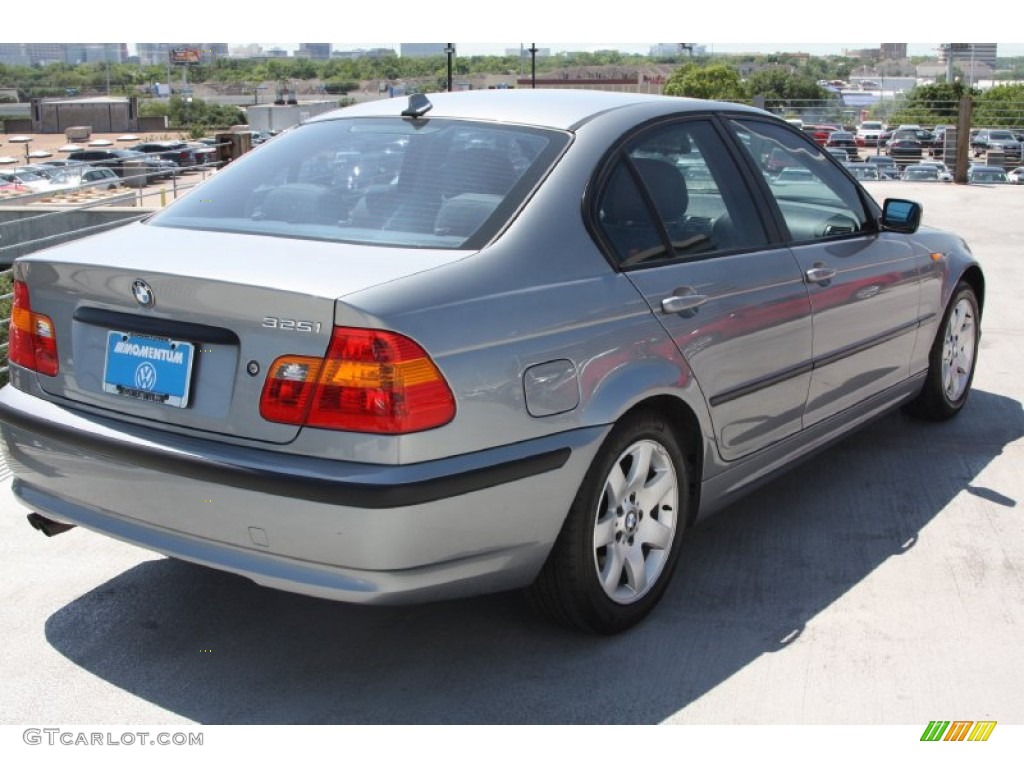 2005 3 Series 325i Sedan - Silver Grey Metallic / Grey photo #7
