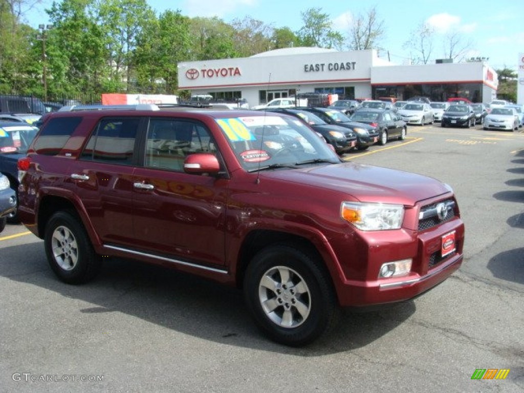 2010 4Runner SR5 4x4 - Salsa Red Pearl / Sand Beige photo #1