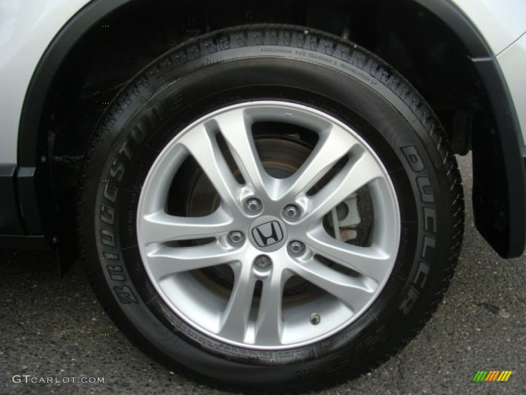 2011 CR-V EX 4WD - Alabaster Silver Metallic / Gray photo #15