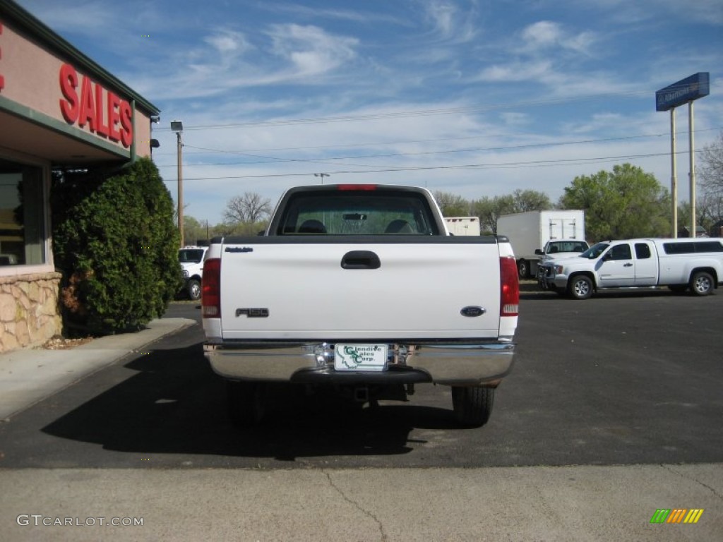 1999 F150 XL Extended Cab 4x4 - Oxford White / Medium Prairie Tan photo #11