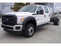 Oxford White - F550 Super Duty XL Crew Cab 4x4 Chassis Photo No. 2