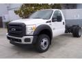 Oxford White 2012 Ford F550 Super Duty XL Regular Cab Chassis Exterior