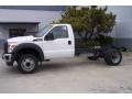 Oxford White 2012 Ford F550 Super Duty XL Regular Cab Chassis Exterior