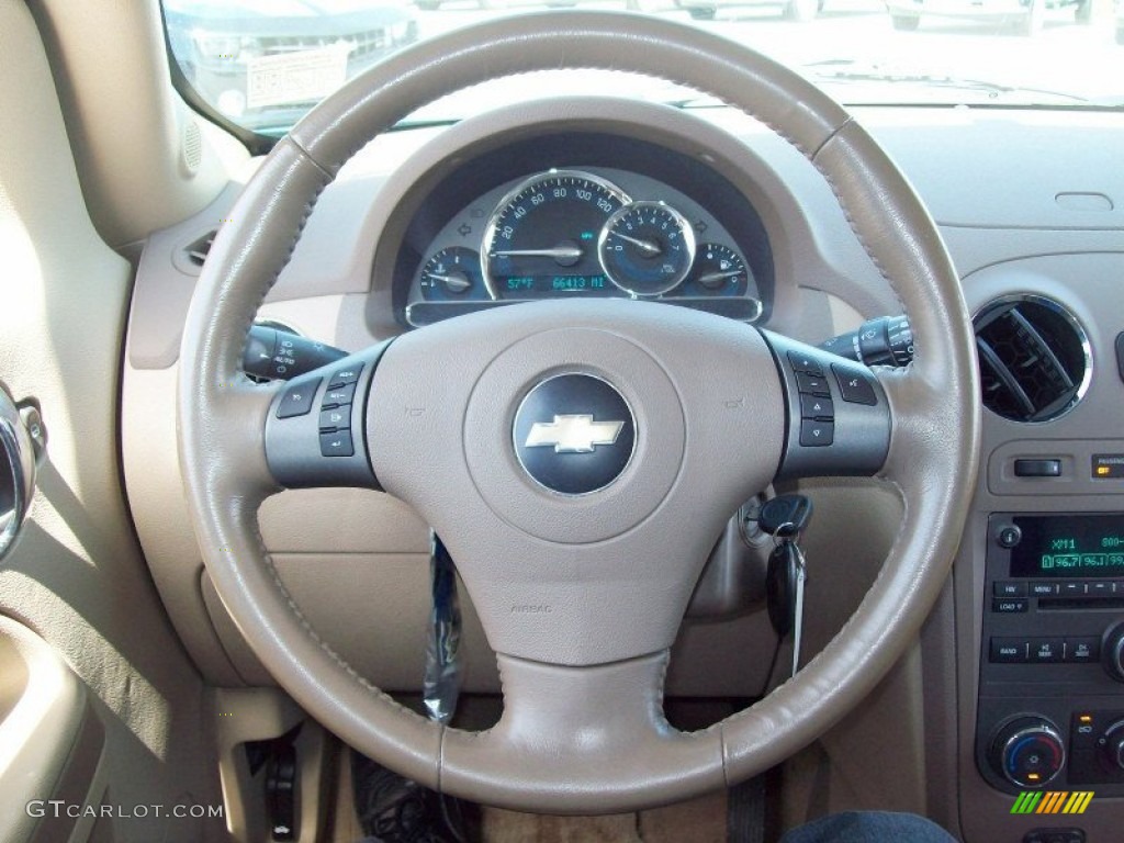 2007 Chevrolet HHR LT Cashmere Beige Steering Wheel Photo #64240472