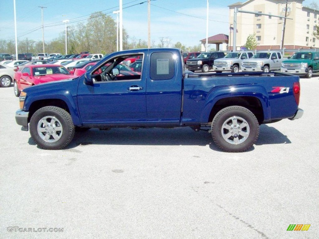 Deep Navy 2010 Chevrolet Colorado LT Extended Cab 4x4 Exterior Photo #64240655