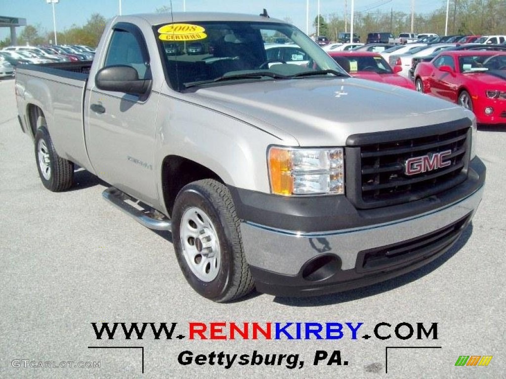 Silver Birch Metallic GMC Sierra 1500