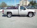 2008 Silver Birch Metallic GMC Sierra 1500 Regular Cab  photo #3