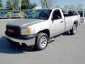 2008 Silver Birch Metallic GMC Sierra 1500 Regular Cab  photo #11