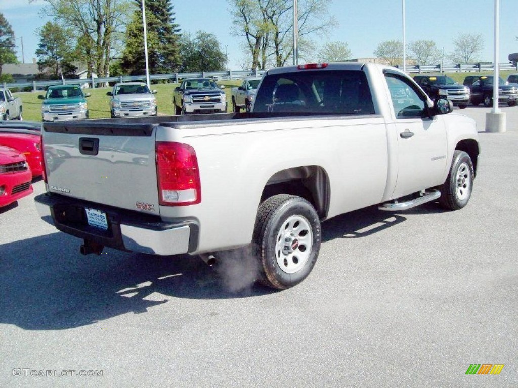 2008 Sierra 1500 Regular Cab - Silver Birch Metallic / Dark Titanium photo #12