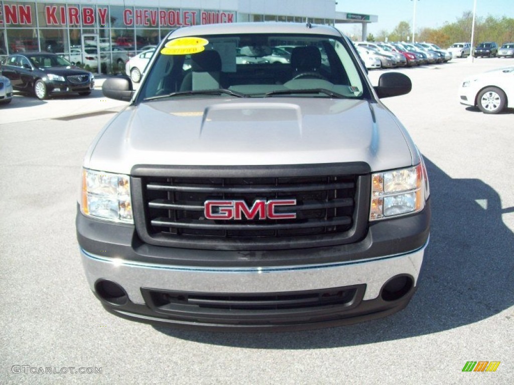 2008 Sierra 1500 Regular Cab - Silver Birch Metallic / Dark Titanium photo #16