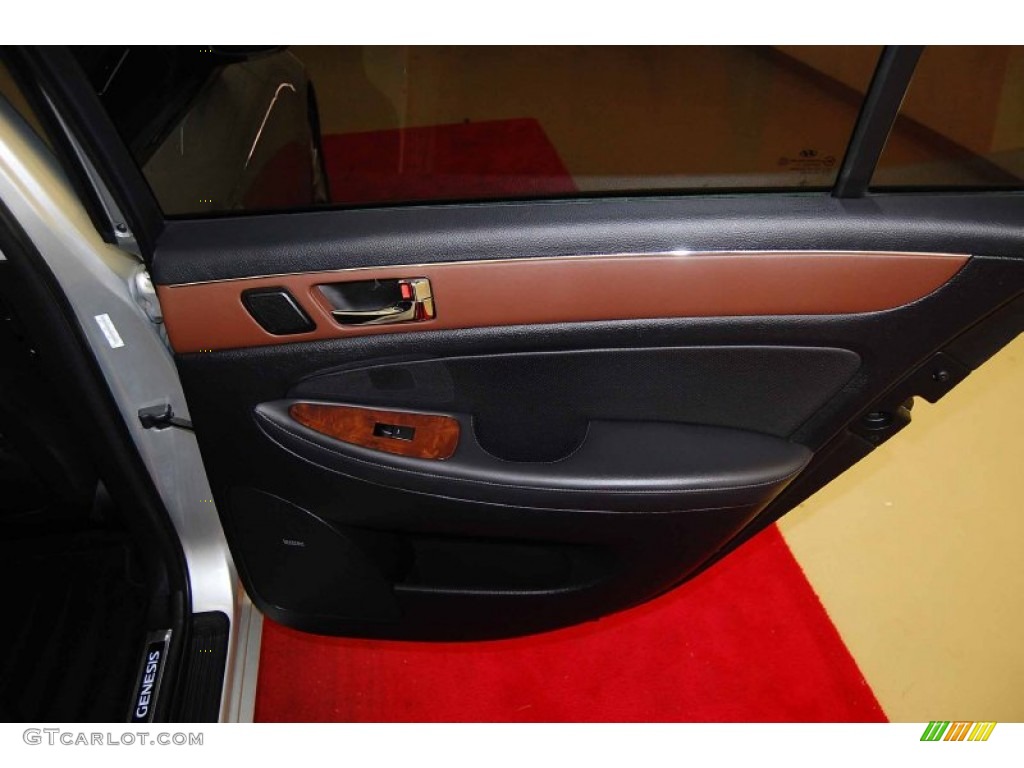 2009 Genesis 4.6 Sedan - Platinum Metallic / Black photo #19