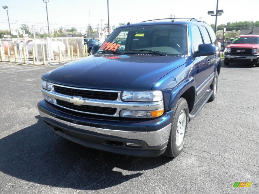 2005 Tahoe LT 4x4 - Dark Blue Metallic / Gray/Dark Charcoal photo #3