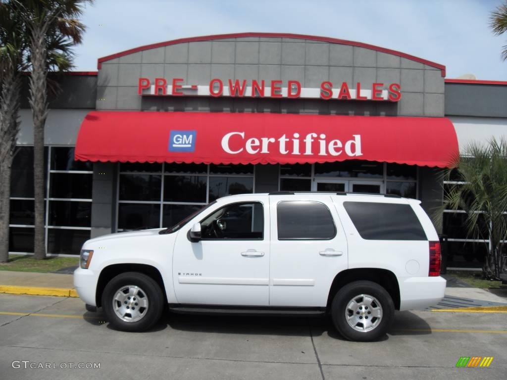 2007 Tahoe LT - Summit White / Dark Titanium/Light Titanium photo #1