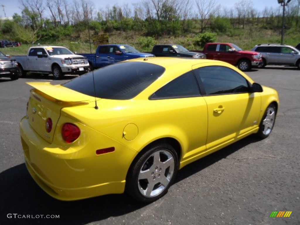 2007 Cobalt SS Supercharged Coupe - Rally Yellow / Ebony photo #2