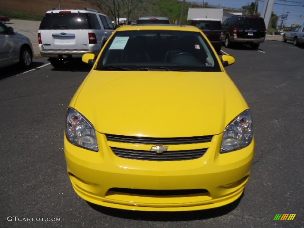 2007 Cobalt SS Supercharged Coupe - Rally Yellow / Ebony photo #6