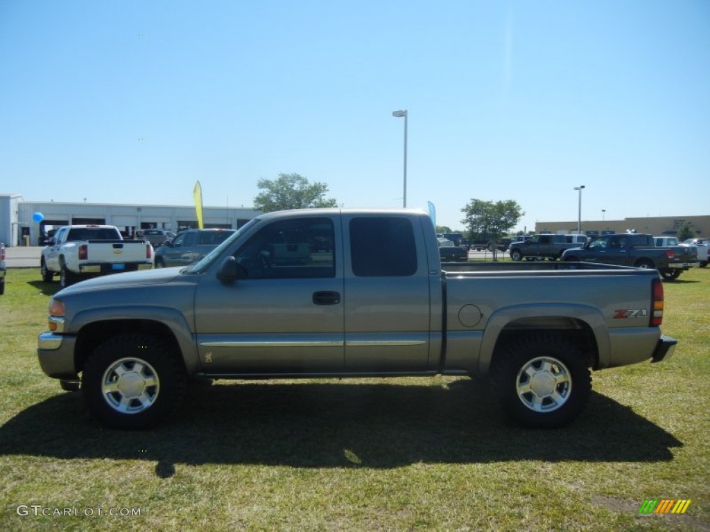 2006 Sierra 1500 SLT Extended Cab 4x4 - Steel Gray Metallic / Pewter photo #5