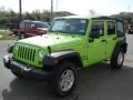 2012 Gecko Green Jeep Wrangler Unlimited Sport S 4x4  photo #4