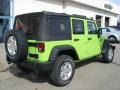 2012 Gecko Green Jeep Wrangler Unlimited Sport S 4x4  photo #8