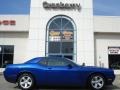 2012 Blue Streak Pearl Dodge Challenger SXT  photo #1