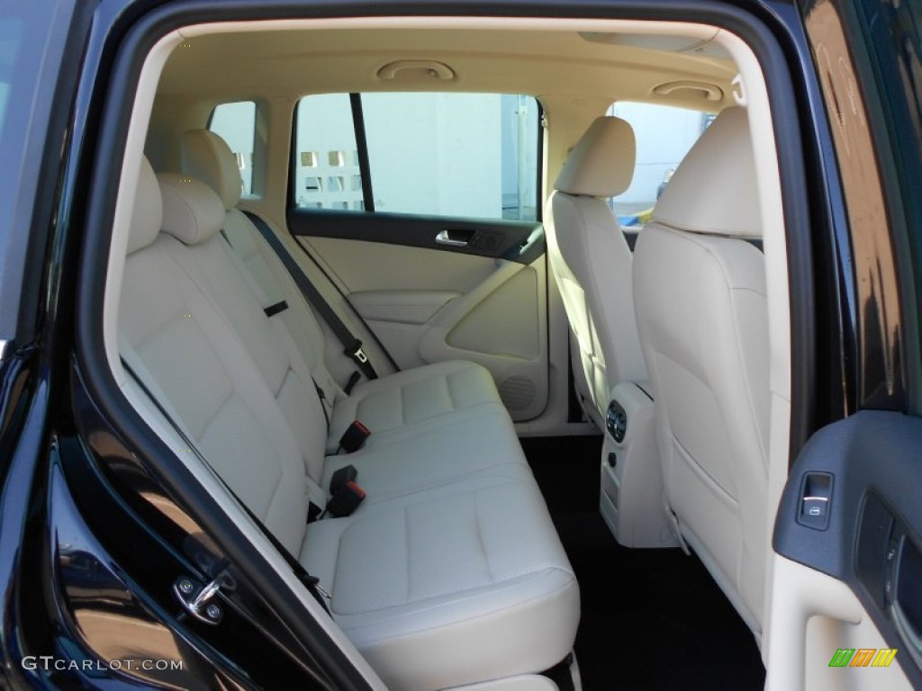 2012 Tiguan SE - Deep Black Metallic / Beige photo #14