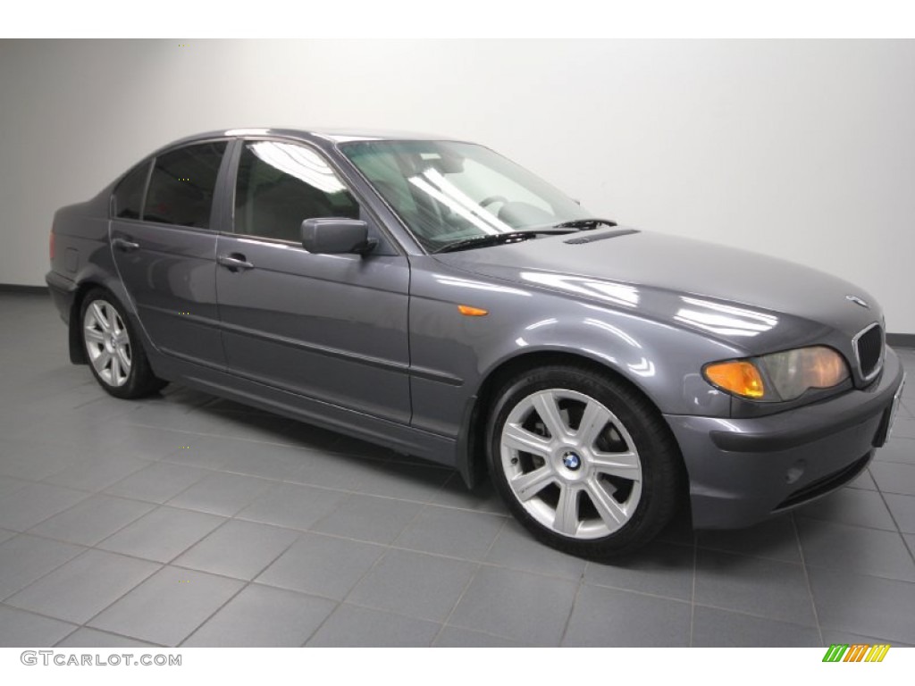 2003 3 Series 325i Sedan - Steel Grey Metallic / Grey photo #1