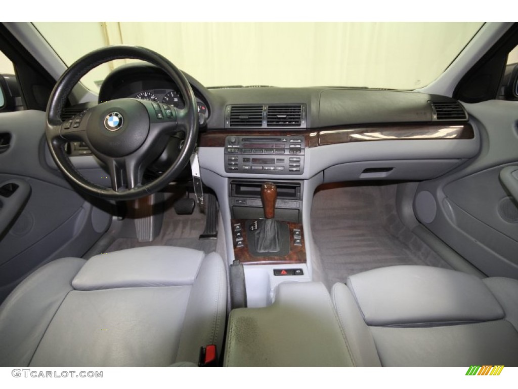 2003 3 Series 325i Sedan - Steel Grey Metallic / Grey photo #4