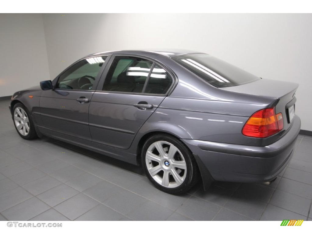 2003 3 Series 325i Sedan - Steel Grey Metallic / Grey photo #5
