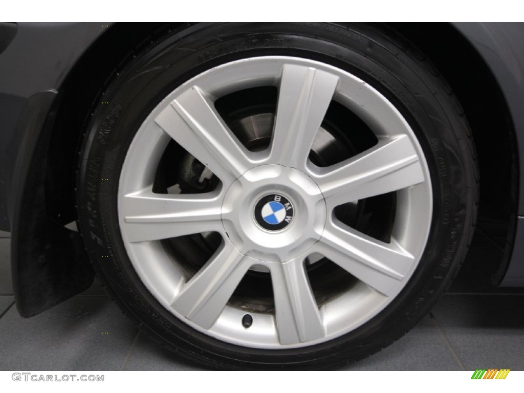 2003 3 Series 325i Sedan - Steel Grey Metallic / Grey photo #9