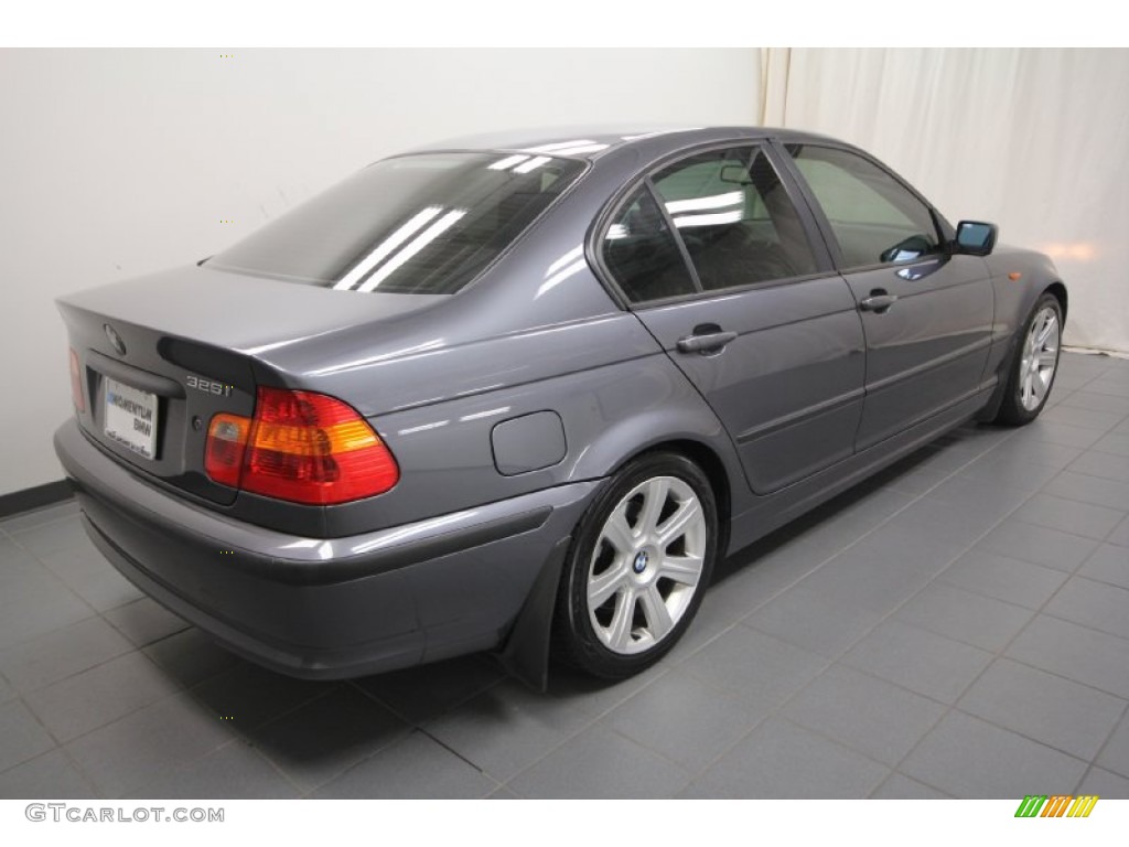 2003 3 Series 325i Sedan - Steel Grey Metallic / Grey photo #12