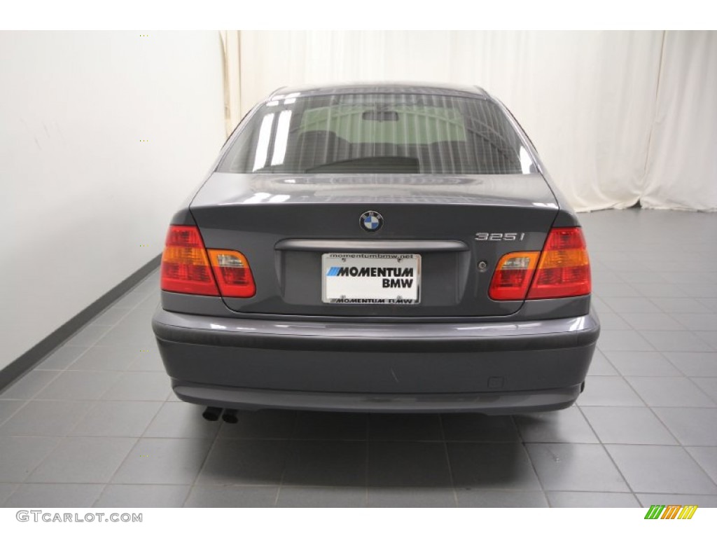 2003 3 Series 325i Sedan - Steel Grey Metallic / Grey photo #13