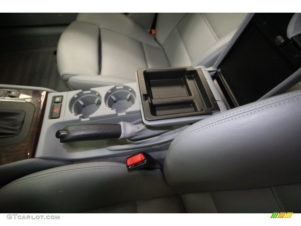 2003 3 Series 325i Sedan - Steel Grey Metallic / Grey photo #25