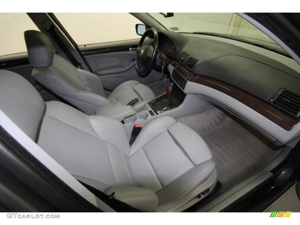 2003 3 Series 325i Sedan - Steel Grey Metallic / Grey photo #36