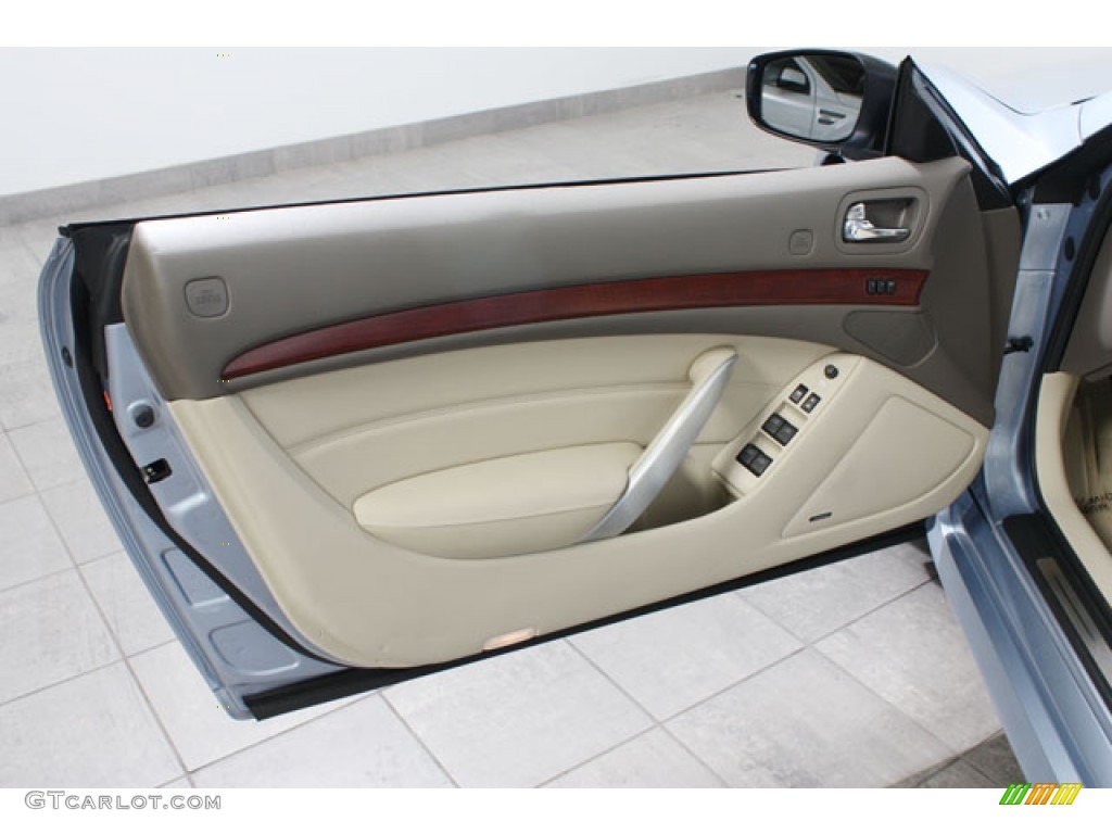 2009 Infiniti G 37 Convertible Wheat Door Panel Photo #64250090