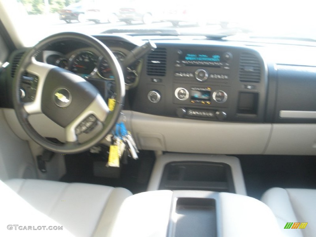 2007 Silverado 1500 LT Crew Cab 4x4 - Black / Light Titanium/Ebony Black photo #3