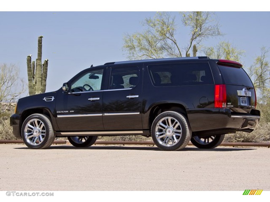 Black Raven 2012 Cadillac Escalade ESV Platinum AWD Exterior Photo #64251017