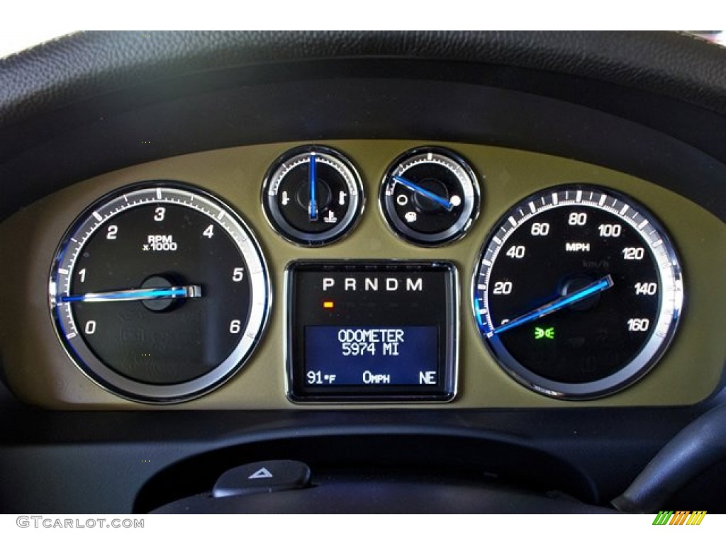 2012 Cadillac Escalade ESV Platinum AWD Gauges Photo #64251056