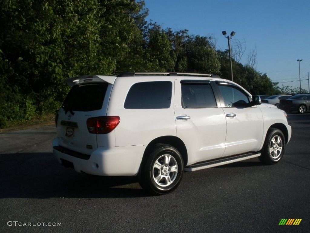 2008 Sequoia Limited - Super White / Graphite photo #7