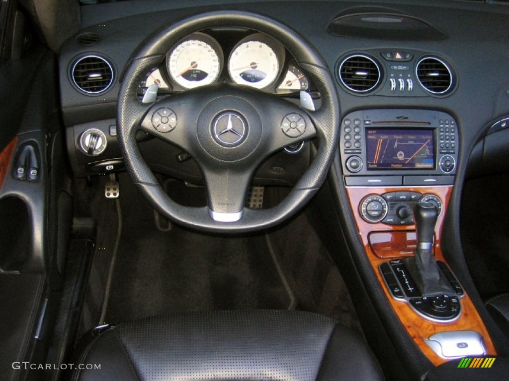 2009 Mercedes-Benz SL 65 AMG Roadster Black Dashboard Photo #64252236