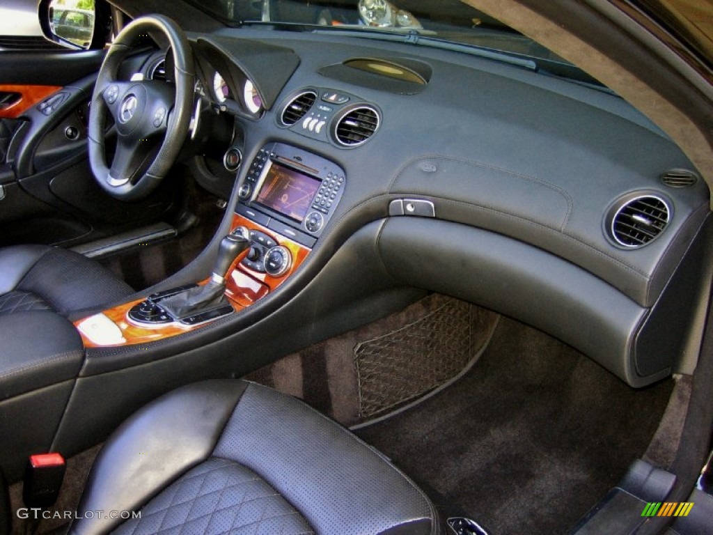 2009 Mercedes-Benz SL 65 AMG Roadster Black Dashboard Photo #64252262