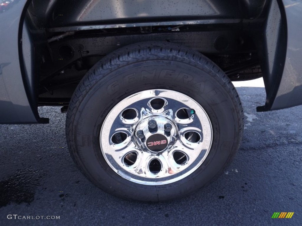 2012 Sierra 1500 SL Extended Cab - Stealth Gray Metallic / Dark Titanium photo #16