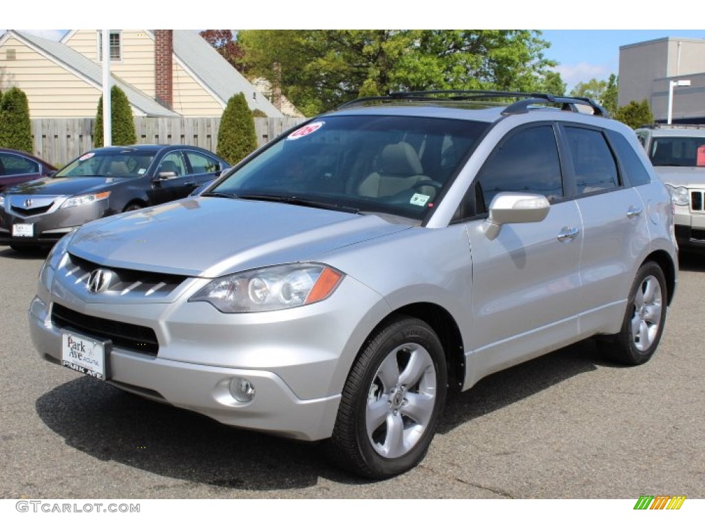 2008 RDX Technology - Alabaster Silver Metallic / Taupe photo #7