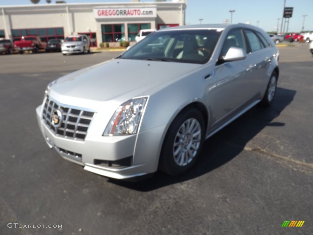 2012 CTS 3.0 Sport Wagon - Radiant Silver Metallic / Light Titanium/Ebony photo #1