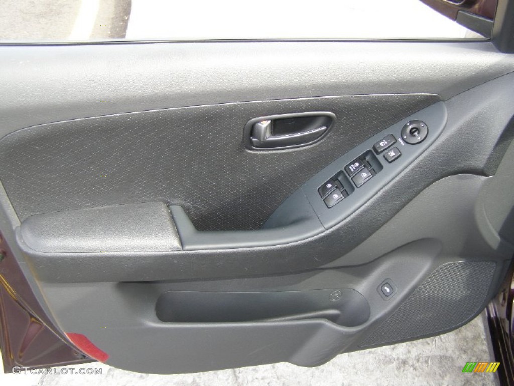 2008 Hyundai Elantra SE Sedan Gray Door Panel Photo #64254479