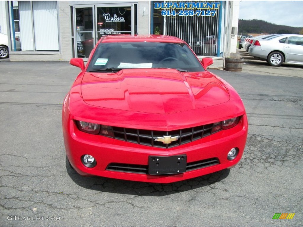 2012 Camaro LT Coupe - Victory Red / Black photo #3