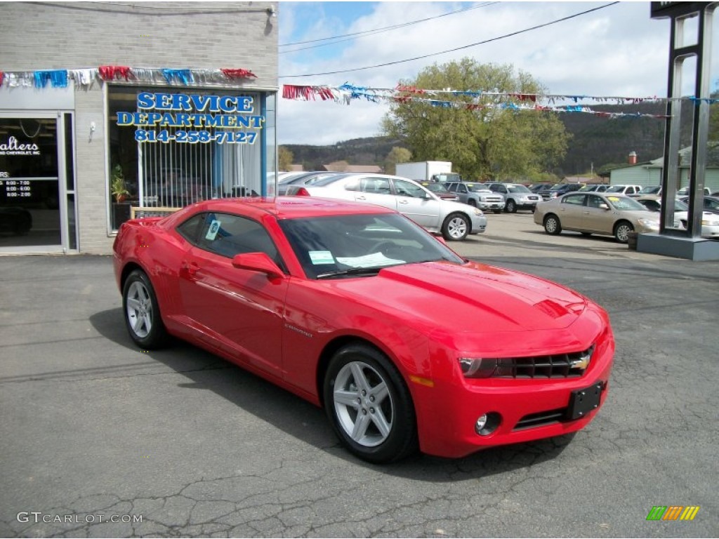 2012 Camaro LT Coupe - Victory Red / Black photo #26